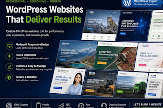 a professional wordpress website with salient theme
