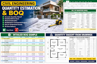 construction quantity estimation and boq for your project
