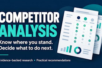 research your competitors and deliver actionable competitor analysis