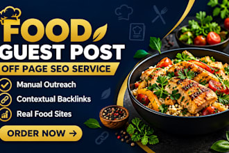 publish your food guest post on high da food blogs