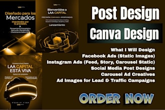 design meta ads, carousel post design for real estate, instagram post design