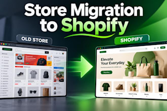 migrate your opencart, prestashop, magento or woocommerce store to shopify