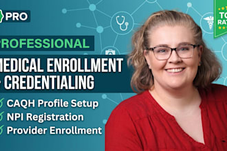 set up your caqh profile, npi registration, and medical credentialing