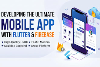 develop flutter mobile app with firebase