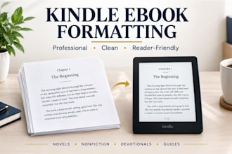 format your manuscript into a kindle ebook
