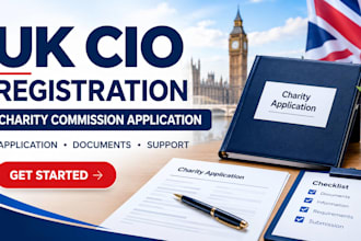 prepare your UK cio registration application for charity commission