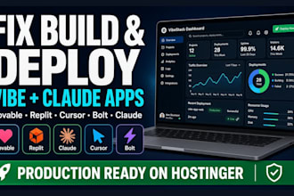 build and fix apps with claude code and vibe coding