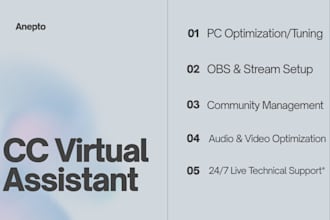 be your technical virtual assistant for streams, obs