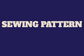 create digital sewing pattern for clothing