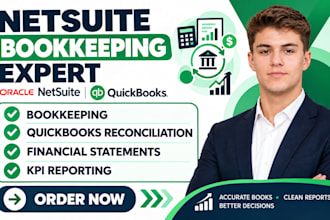 optimize netsuite bookkeeping quickbooks reconciliation financial statement kpi