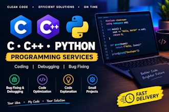 write, debug, and fix c  or python code