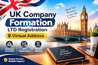 do UK company formation, ltd registration, and virtual address