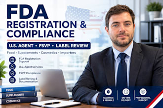 do fda registration, US agent, fsvp and fda compliance