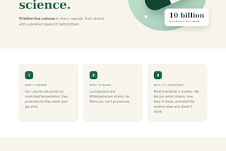 write science backed website copy for biotech and wellness brands