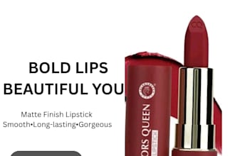 create professional lipstick product promo designs