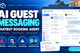 ai guest messaging chatbot airbnb booking agent whatsapp rental automation