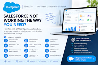 audit, optimize and improve your salesforce CRM