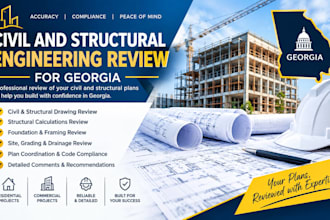 do civil and structural engineering review for georgia