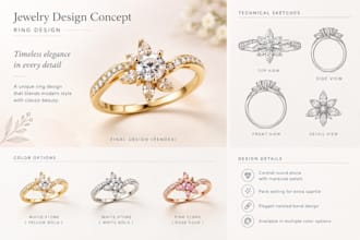 design modern jewelry concepts