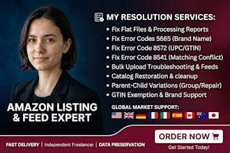 fix amazon flat file, listing error 5665, 8572, 8541 and bulk upload