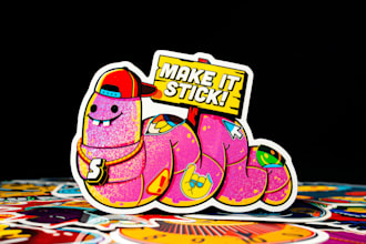 create cutlines and die cut for your stickers design
