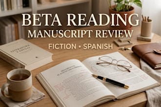 beta read and review your fiction manuscript