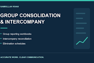 prepare group consolidation and intercompany reconciliation