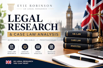 conduct professional legal research and case law analysis