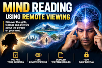 do mind reading using remote viewing