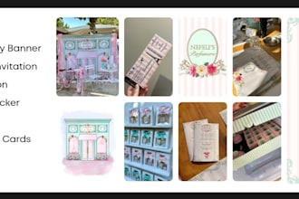 design custom print graphics, menus, invitations and flyers