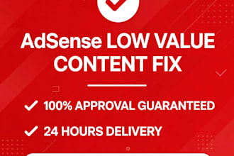 fix adsense low value content for approval