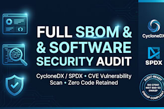 generate an sbom and open source vulnerability scan for your app
