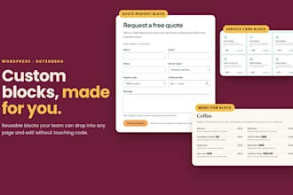 create custom gutenberg blocks for your wordpress site