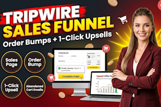 build a low ticket tripwire sales funnel with order bumps and upsells
