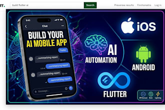 build flutter ai, cross platform app, ios chatgpt, android gemini, ai automation