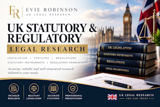 conduct UK statutory and regulatory legal research
