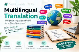 do professional multilingual translation, copywriting and ebook publishing