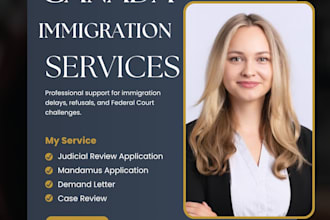 draft canadian immigration judicial review and mandamus documents