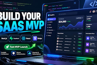 build your saas mvp with next js developer supabase web application api