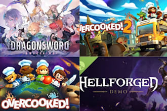 design steam game banner, header and store graphics