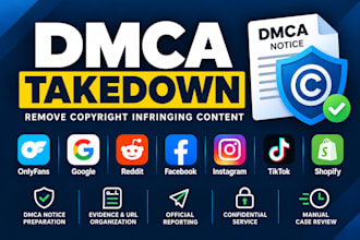 remove infringing content under dmca facebook