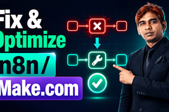 fix and optimize n8n and make workflows