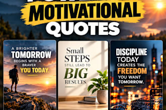 write powerful motivational and inspirational quotes for social media