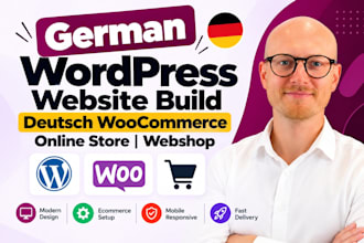 create german wordpress website build deutsch woocommerce online store webshop