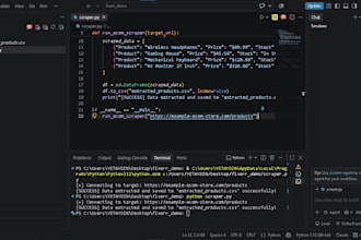 build custom python web scraper and automation bot
