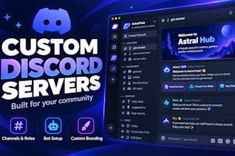 build you a custom discord server