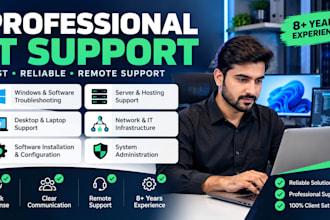 provide professional IT support and technical assistance