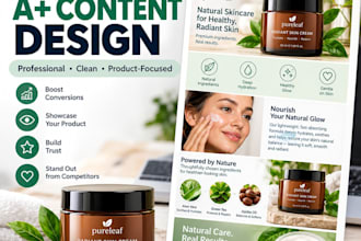 design professional amazon a content for your product