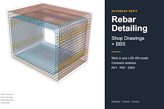 do revit rebar detailing and shop drawings in your lod 400 model