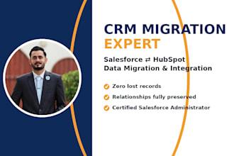 migrate your salesforce hubspot CRM data and integrate records
